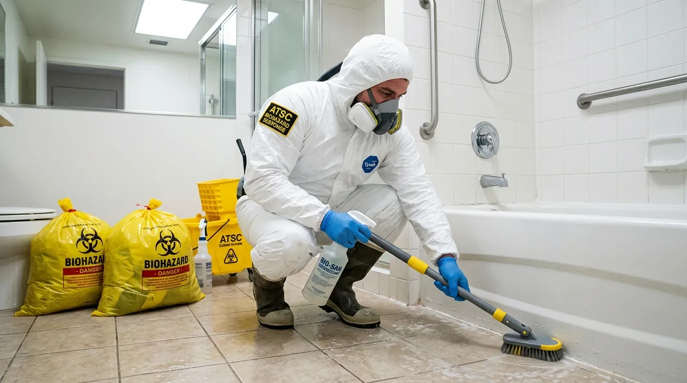 Decontamination equipment deployed for Blood Cleanup in Sterling